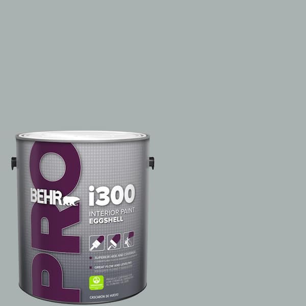 1 gal. #730F-4 Flint Smoke Eggshell Interior Paint