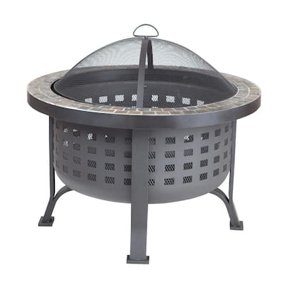 Wheels Fire Pits Outdoor Heating The Home Depot