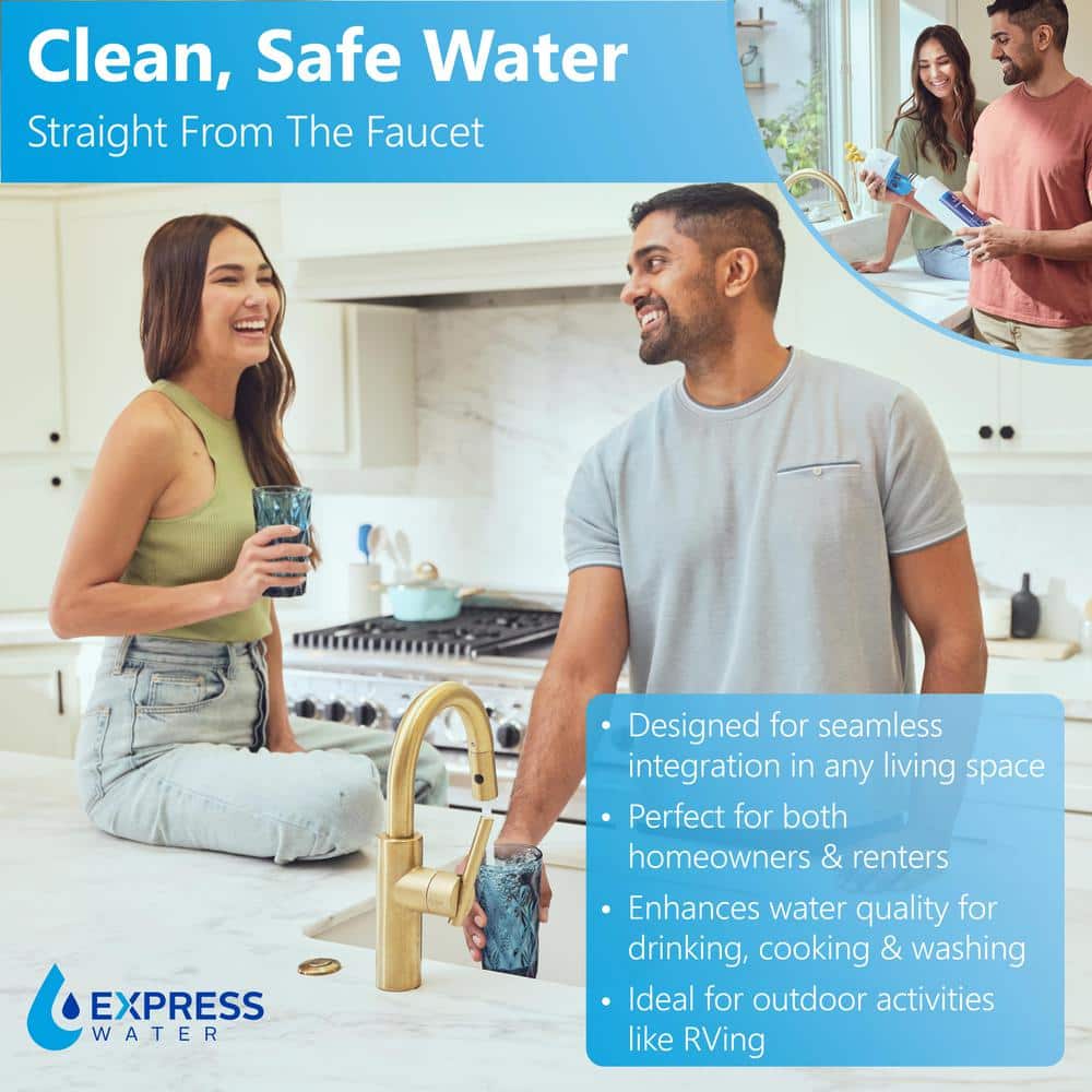 StreamLine White and Blue Under Sink Water Filter System