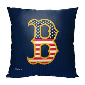 MLB Red Sox Celebrate Series Printed Polyester Throw Pillow 18 X 18