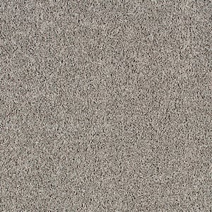 Huntcliff II Cloudmist Gray 39 oz. Triexta Texture Installed Carpet