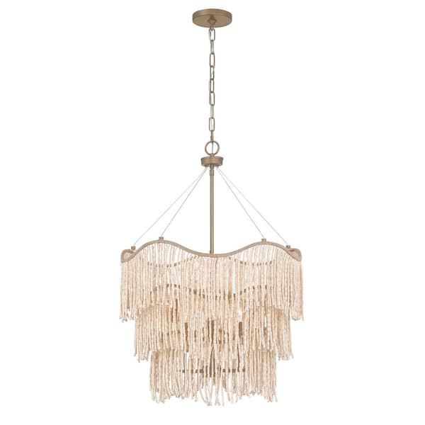 Savoy House Breegan Jane Melia 22 in. W x 31.5 in. H 6-Light Cypress ...