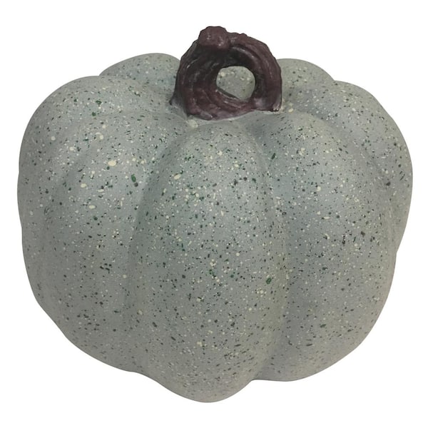 7.5 in. Harvest Pumpkin in Gray