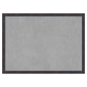 Dark Bronze Scoop 30 in. x 22 in. Magnetic Board, Memo Board