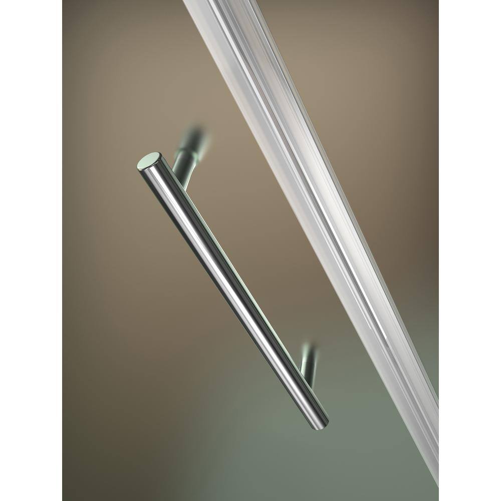 Belmore 55 x 72 Frosted Tempered Glass Frameless Shower Door