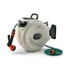 5/8 in. x 50 ft. Heavy-Duty Retractable Water Hose Reel, 6 ft