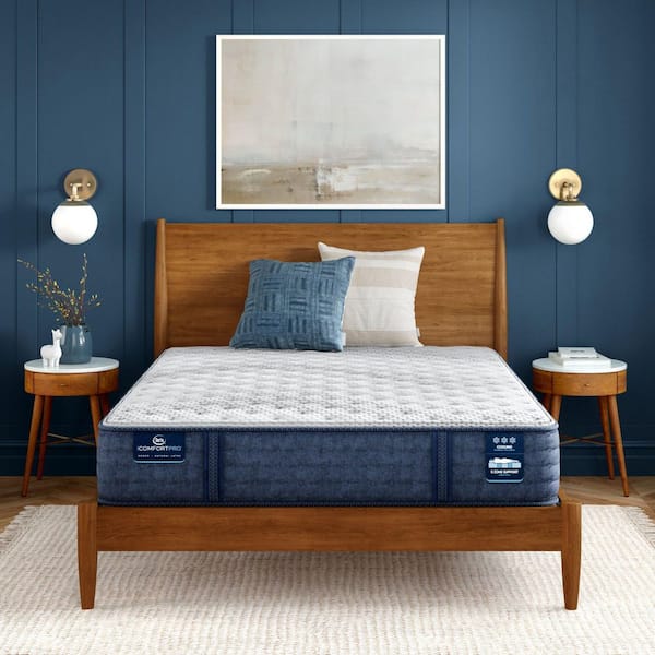iComfortPro Granby Queen Extra Firm 11.5 in. Low Profile Mattress Set