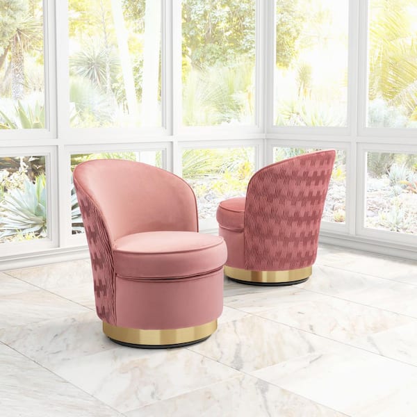 esme swivel boudoir chair