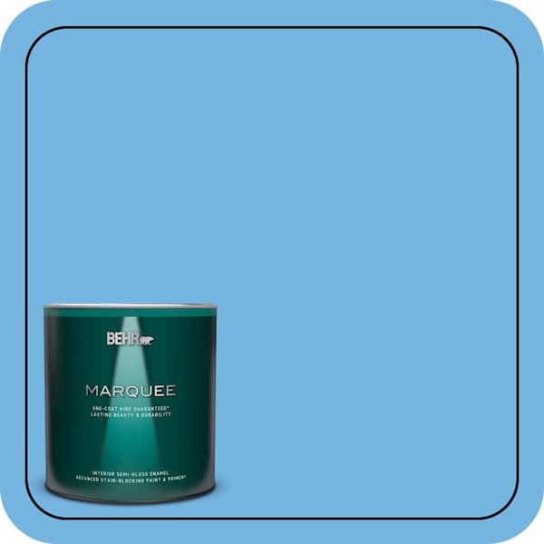 BEHR MARQUEE 1 qt. #P510-4 Electra Semi-Gloss Enamel Interior Paint & Primer