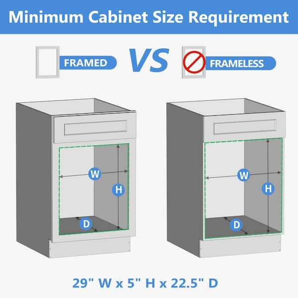 Soft-Close DIY Slide Out Cabinet Shelf Pull-Out Wood Drawer Storage - Bed  Bath & Beyond - 33839796