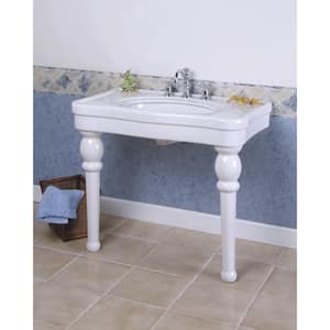Versailles 36 in. Console Table in White
