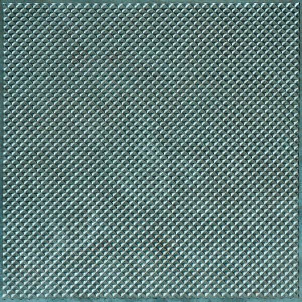 FROM PLAIN TO BEAUTIFUL IN HOURS Mesh Patina 2 ft. x 2 ft. PVC Glue Up or Lay In Ceiling Tile (200 sq. ft./case)