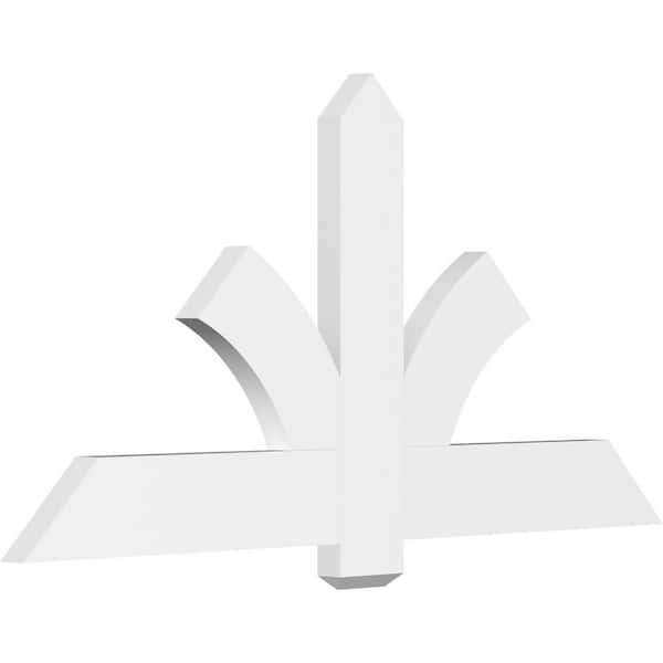 Ekena Millwork Redmond 60 in. W x 30 in. H x 2 in. D Signature Polyurethane Bracket