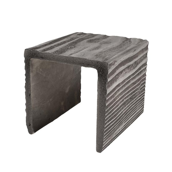 American Pro Decor Artisan 6 in. x 6 in. x 0.5 ft. Long Gray Sand Blasted Faux Wood Beam Sample