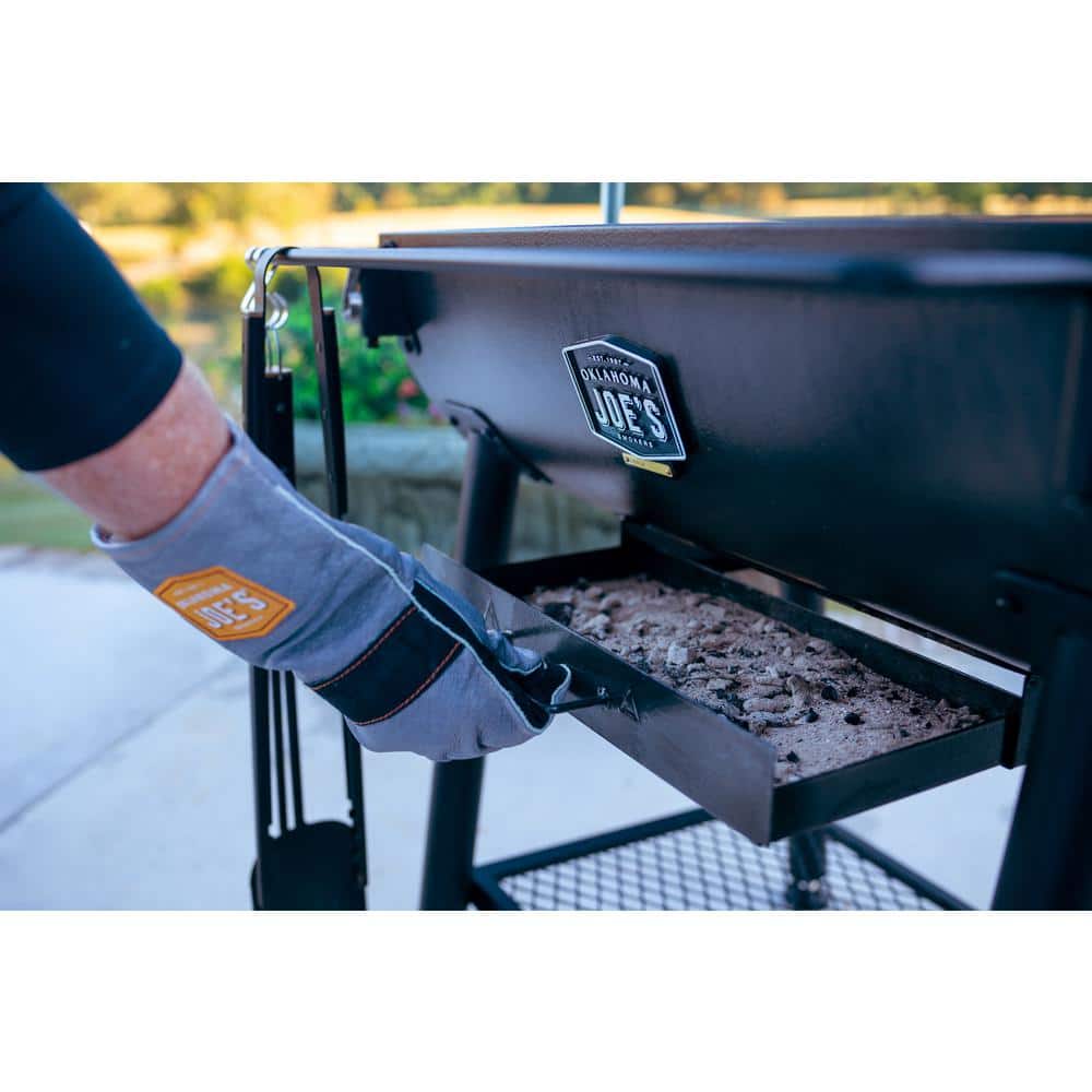 Oklahoma Joe's 47" Black Steel Charcoal/Wood Grill
