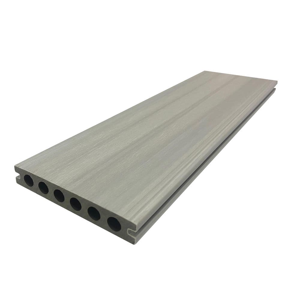NatureBoard Outdoor Waterproof Round Hollow 1 in. x 6 in. x 12 ft. Grooved Composite Decking Board (358 sq. ft./64-Pcs) price history on PriceWatchPro