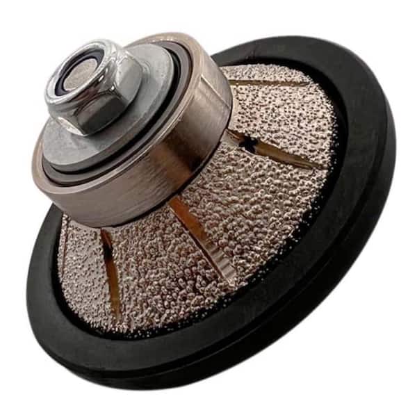 1/2 in. Bevel Diamond High Speed Steel Profile Wheel for Polishers and Grinders on Concrete and Stone, 5/8 in.-11 Arbor
