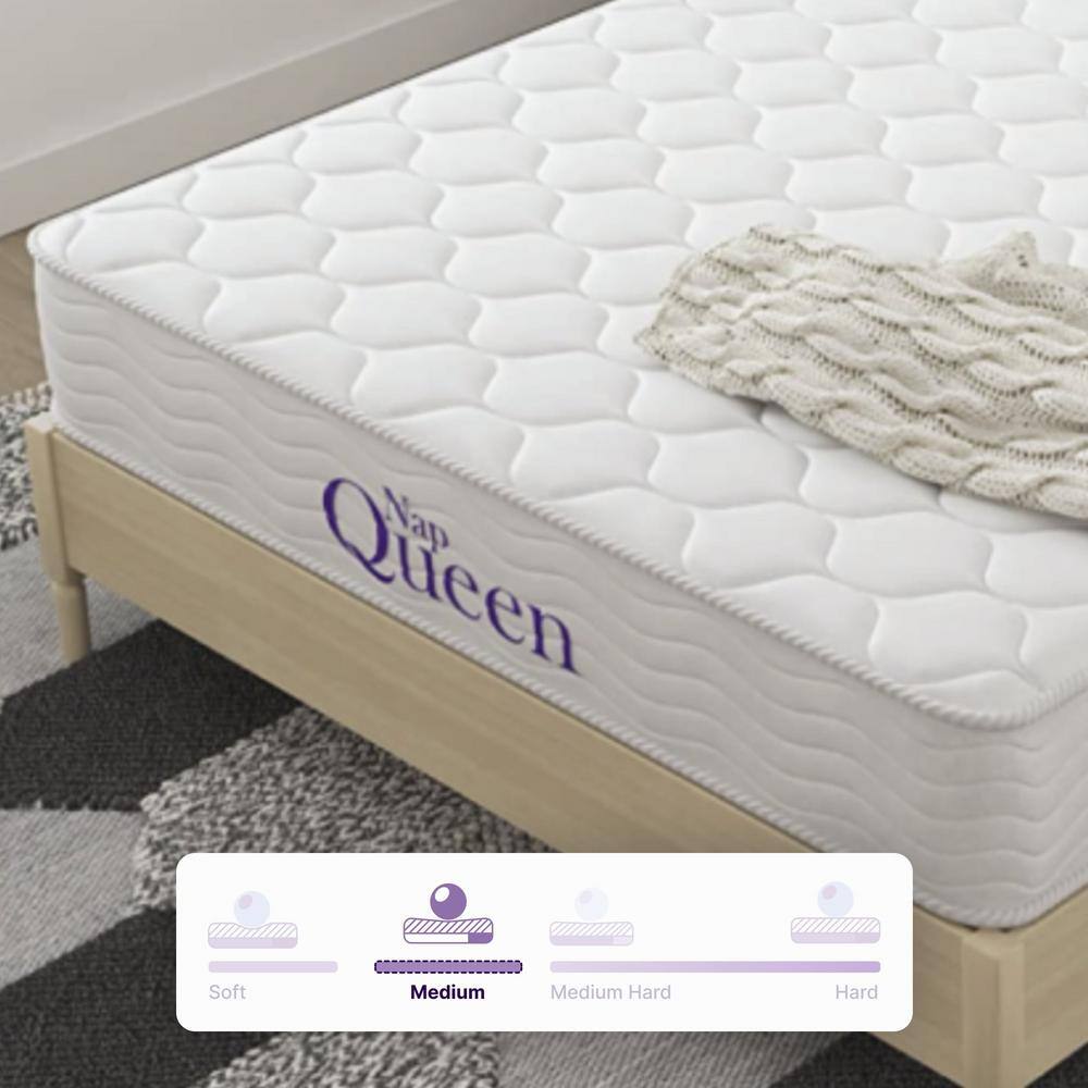NapQueen 8" Full Size White Innerspring Mattress