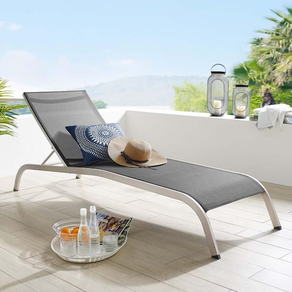 Modway Savannah Adjustable Height, Chaise Outdoor Lounge Chairs