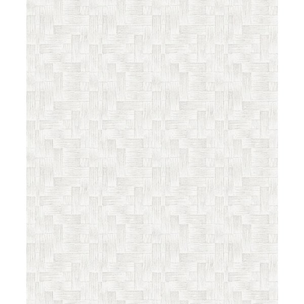 A-Street Prints Grey Maitai Silver Abstract Wallpaper Sample