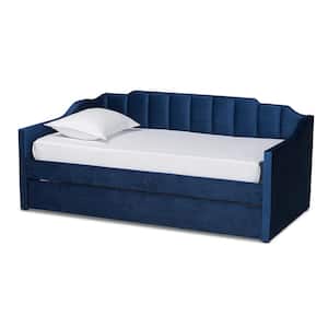 Lennon Blue Twin Size Daybed with Trundle