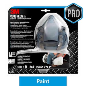 OV P95 Professional Paint Spray Reusable Respirator, Size Medium (Case of 4)