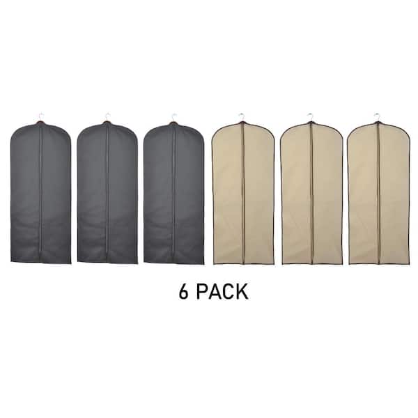 6 Pack of Suit Bags with Clear Window