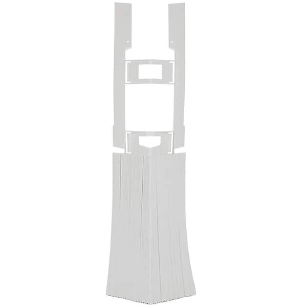 NovikShake HS Hand Split Shake Corner 4.75 in. x 9.25 in. Polymer Corner in White (5 Per Box, 3.85 lin. ft.)