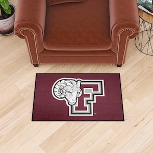 Fordham Rams Maroon 19 in. x 30 in. Starter Mat Accent Rug
