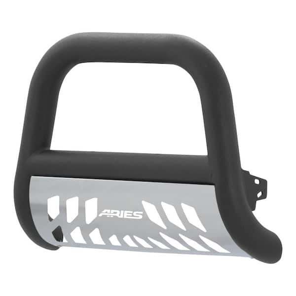 Big Horn 4-Inch Black Aluminum Bull Bar, Select Ford F-250, F-350 Super Duty