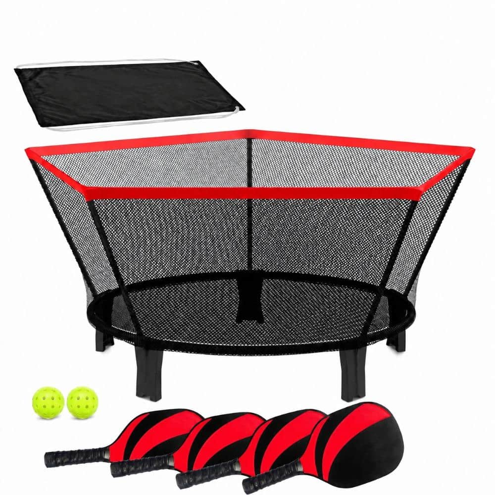 47 in. W x 47 in. D x 22.5 in. H Pickleball Game Set with 4 Wooden Paddles, 2 Balls, and Carry Case price history on PriceWatchPro