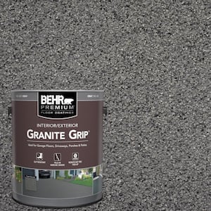 1 Gal. Gray Granite Grip Decorative Flat Interior/Exterior Concrete Floor Coating