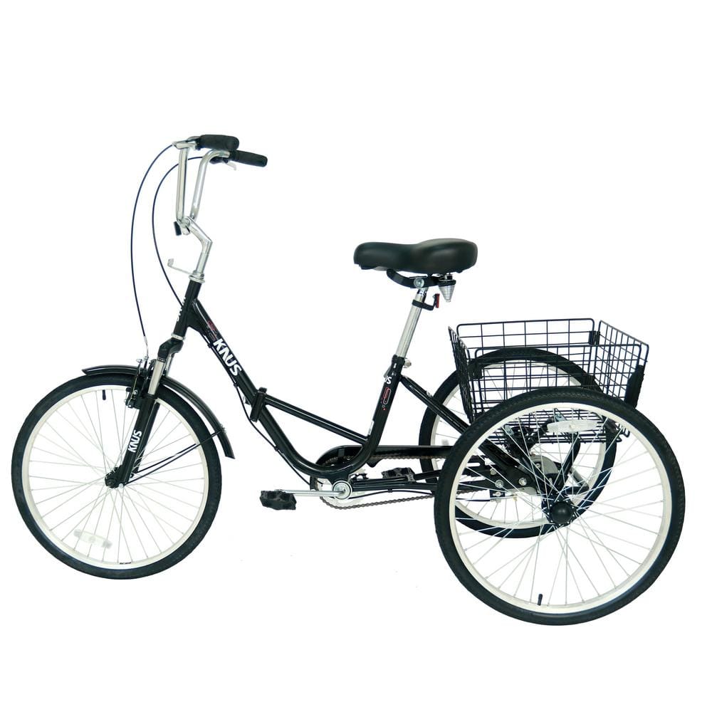 20 in. Adult Folding Tricycles 3 Wheel with Low Step-Through Tricycle84 ...