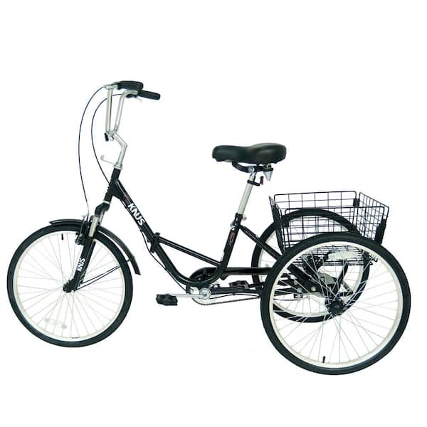 20 in. Adult Folding Tricycles 3 Wheel with Low Step-Through Tricycle84 ...