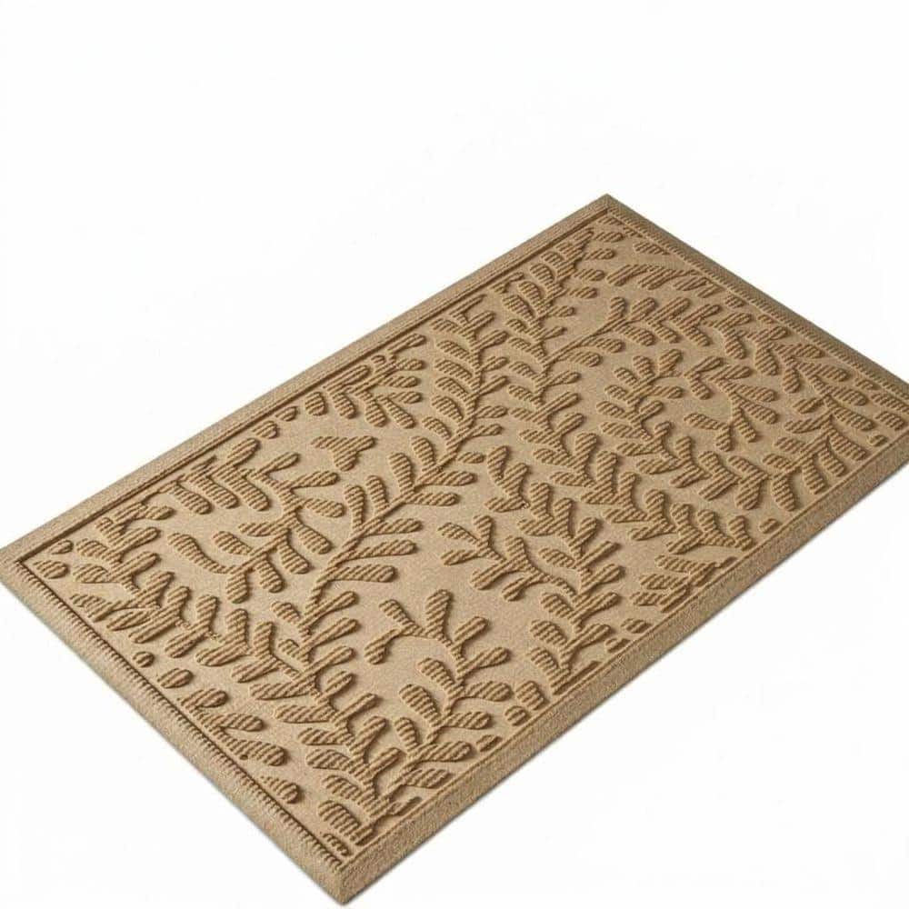 マッドラット Justincity Absorbent Dirt Trapping Door Mat 29x17 in. Non Slip Low
