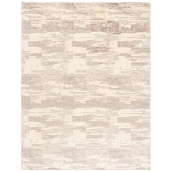 Mirage 8 ft. x 10 ft. Brown/Gray High-Low Abstract Area Rug