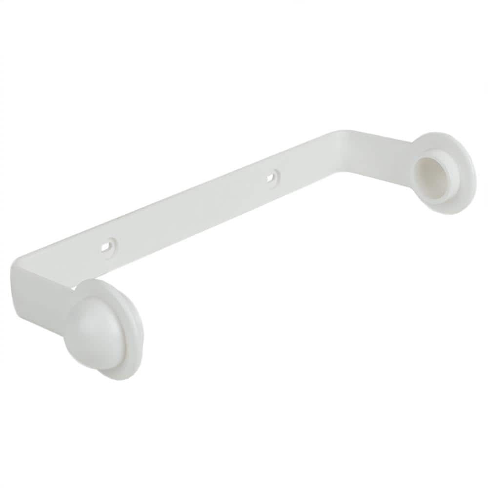 Kitchen Details Paper Towel Holder in White with Deluxe Tension Arm  23953-WHITE - The Home Depot