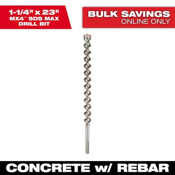 Milwaukee SDSMAX 4CT MX4 1-1/4 in. x 18 in. x 23 in.