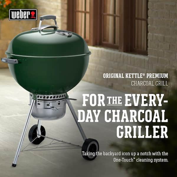 Weber 22 in. Original Kettle Premium Charcoal Grill in Copper with Built-In  Thermometer 14402001 - The Home Depot