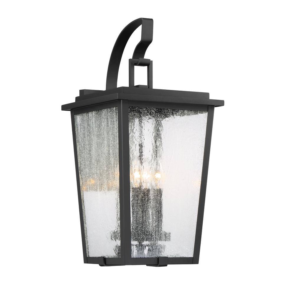 Cantebury Large 4-Light Sand Black with Gold Outdoor Light Sconce price history on PriceWatchPro
