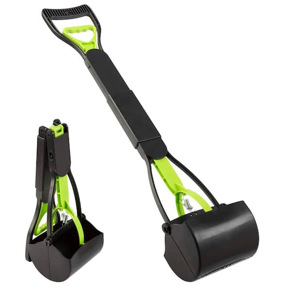 Petmaker Foldable Pet Pooper Scooper, Green