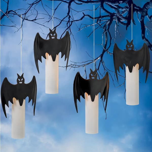 Halloween Ceiling Hanging Decoration 4 m Bat Attack Foil with 100