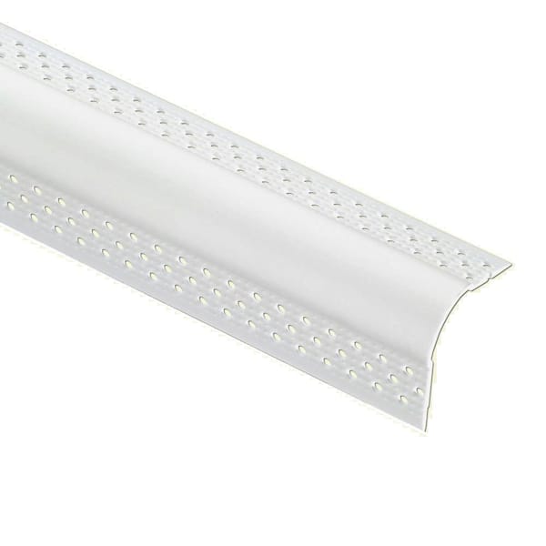 Phillips Manufacturing Company 6 in. x 10 ft. PVC Bullnose Drywall Corner Bead