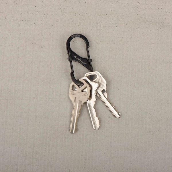 Nite Ize S-Biner Slide Lock Number 2 in Black LSB2-01-R3