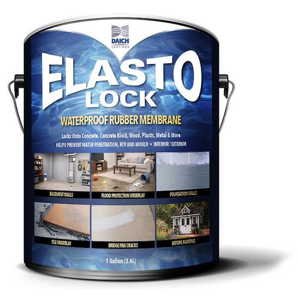 1 Gal. Gray Exterior Damp-Proof Rubber Membrane Coating and Waterproofer