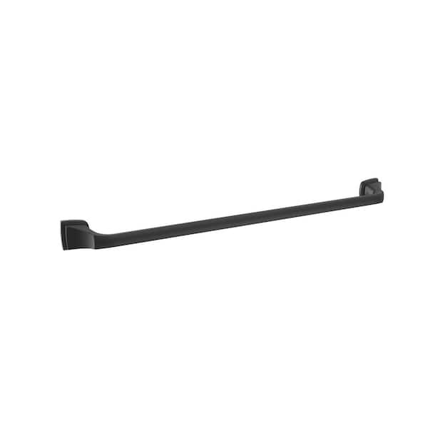 Amerock Revitalize 24 in. (610 mm) L Towel Bar in Matte Black