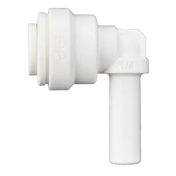 John Guest 1/4 in. Polypropylene 90-Degree Push-to-Connect Plug-In Elbow Fitting (10-Pack)