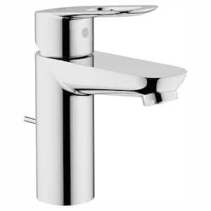 BauLoop Single Handle Bathroom Faucet in StarLight Chrome with Pop-Up Drain