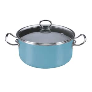 Elegance 6 qt. Enamel on Steel Dutch Oven in Teal