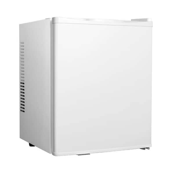 14.96 in. 0.92 cu. ft. Modern Mini Refrigerator in White with compact freezer and Adjustable Temperature Control